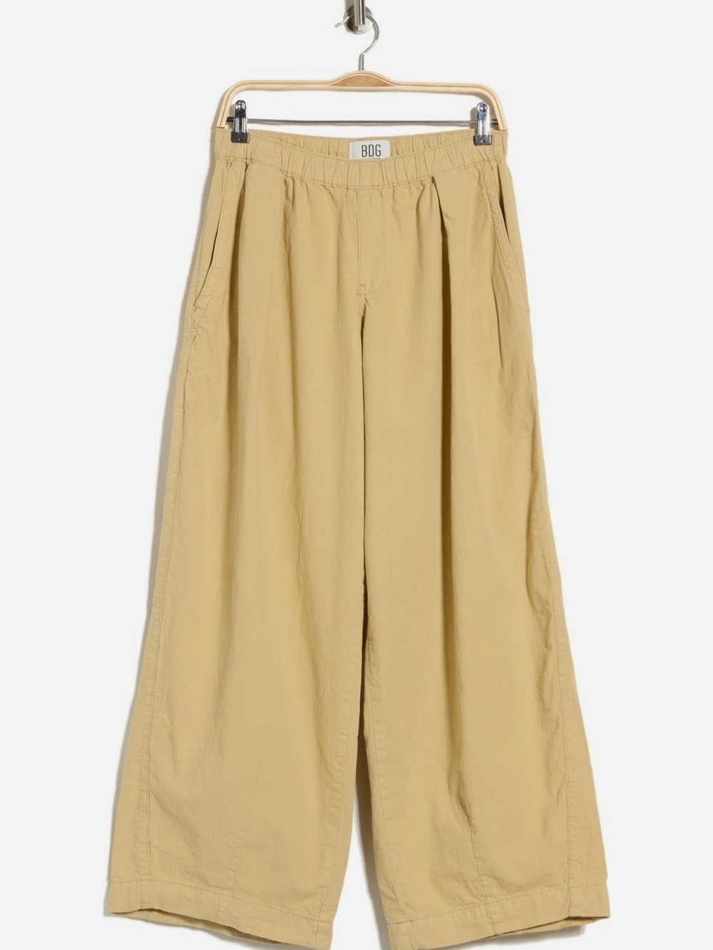 Wide-Leg Pants in Beige
